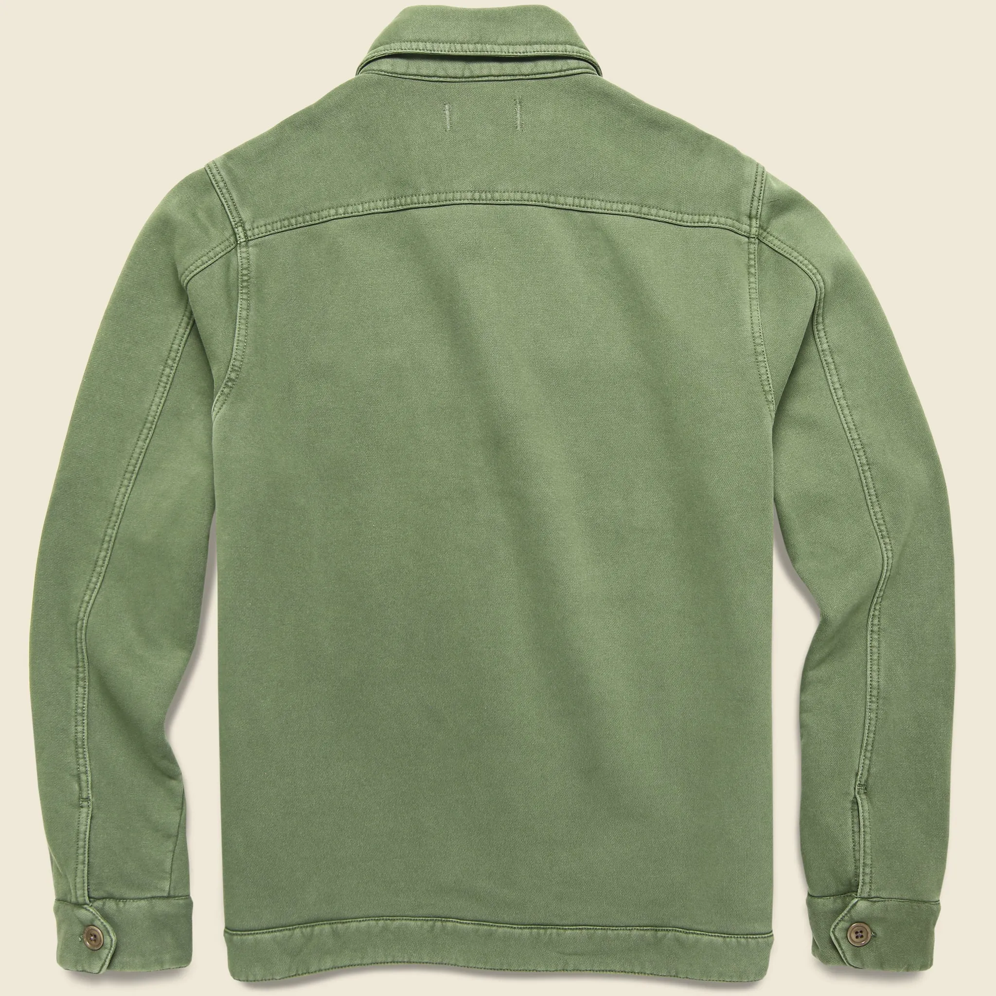 Fleece Utility Jacket - Thyme