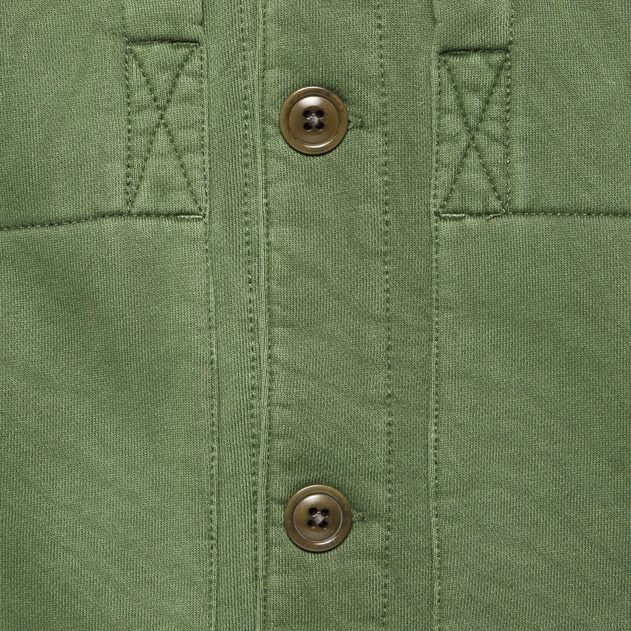 Fleece Utility Jacket - Thyme