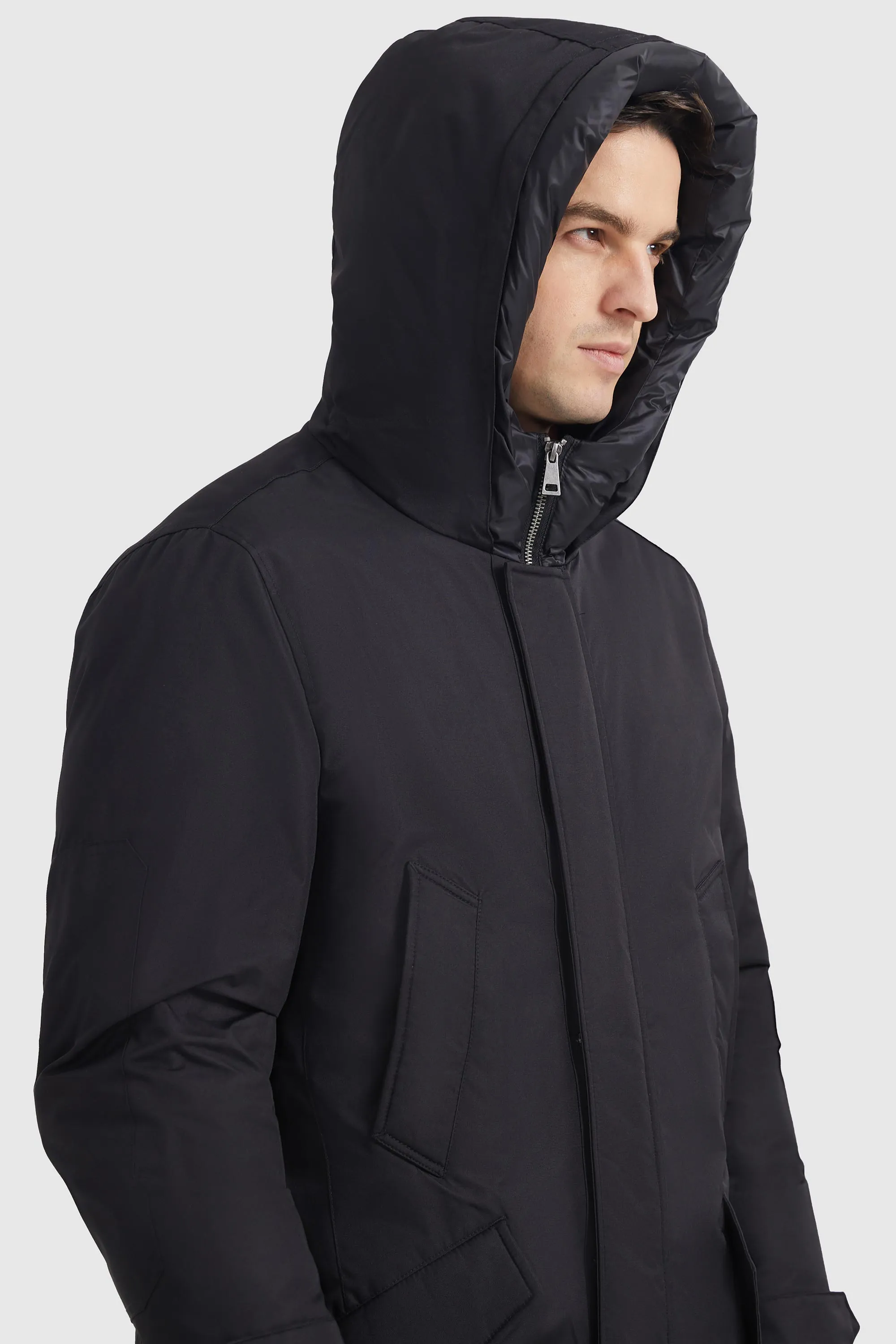 Full-coverage Hooded Puffer Jacket