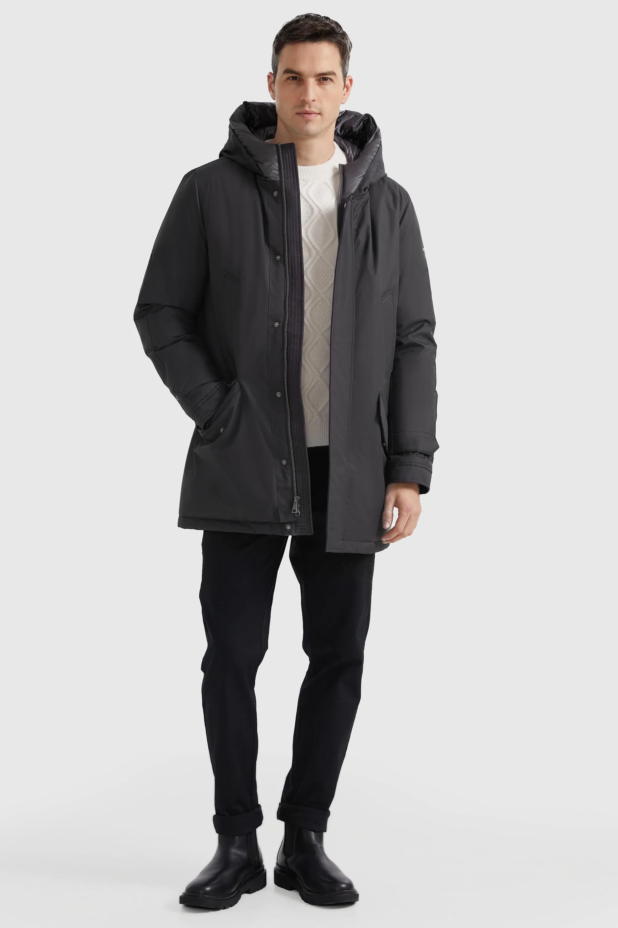 Full-coverage Hooded Puffer Jacket