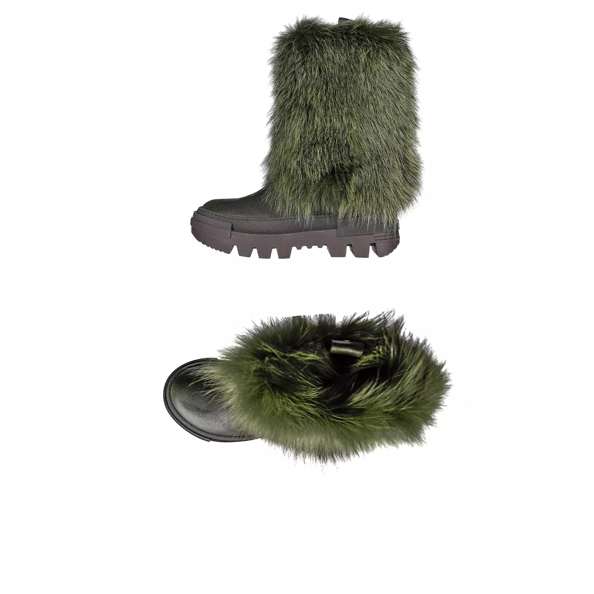 Fur Combat Boot Messico Dark Green