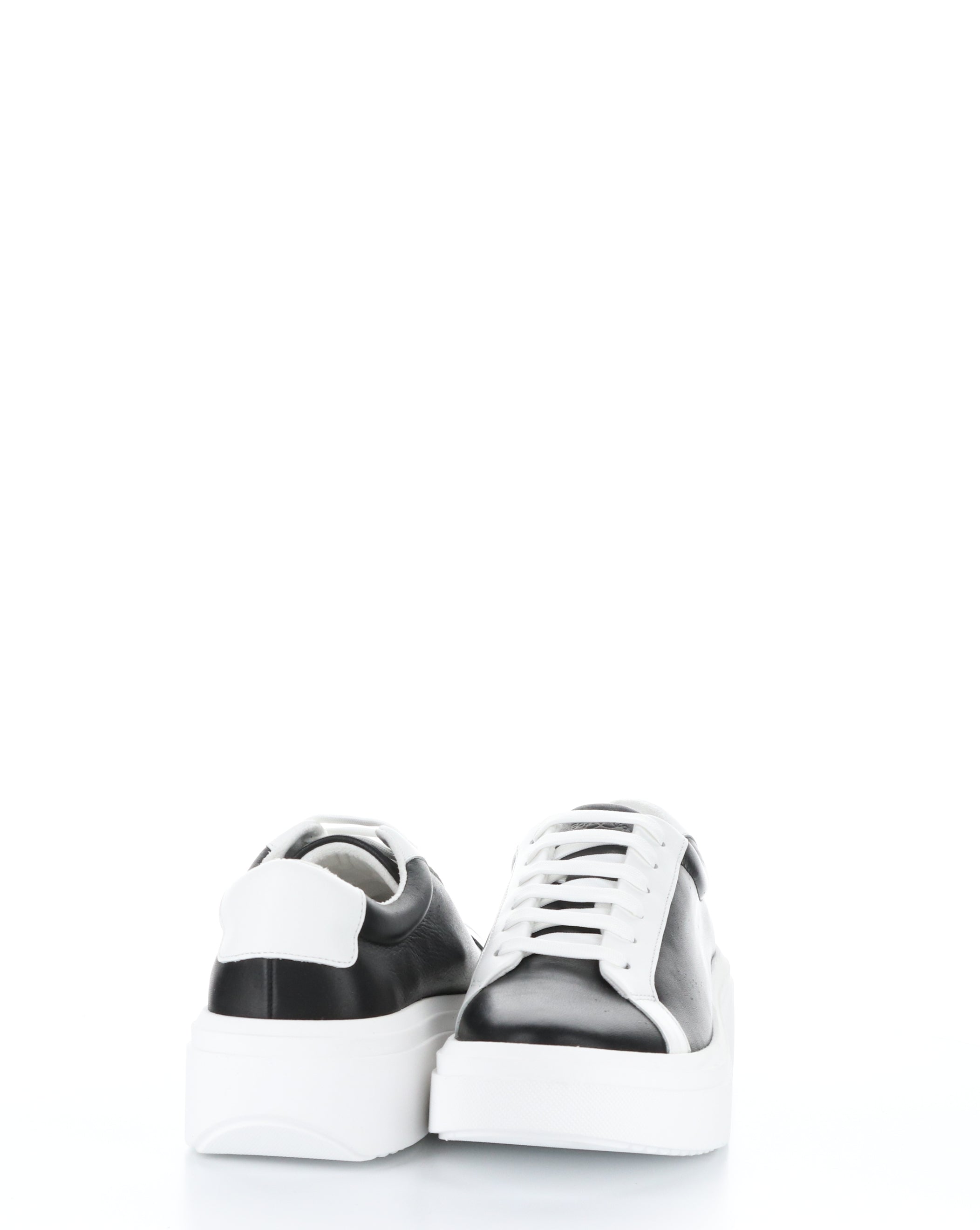 FUZI BLACK/WHITE Lace-up Shoes