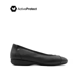 Gemma Slip On TC Women's Shoes - Black Leather