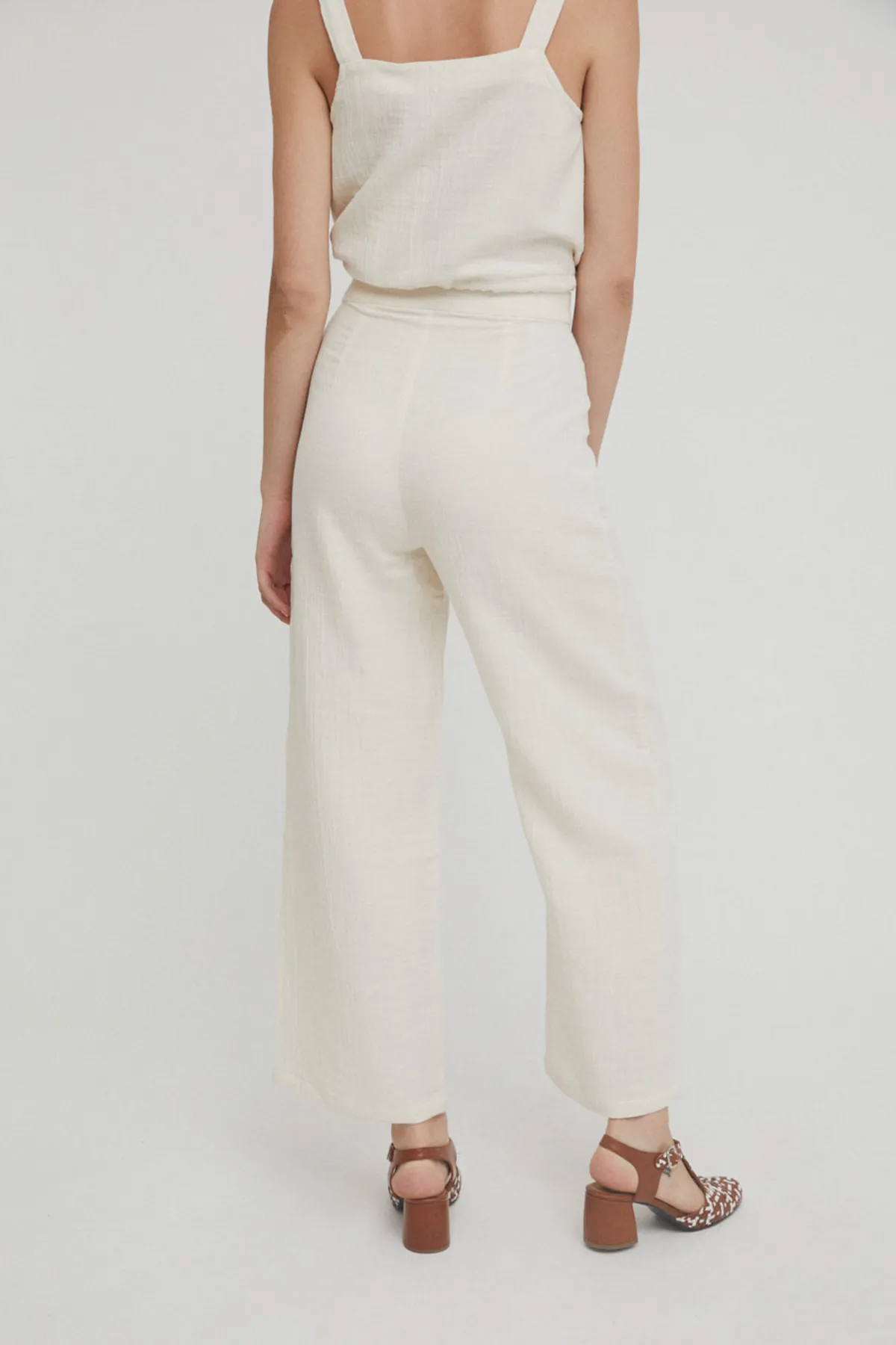 Genesis Cotton Pants - Beige