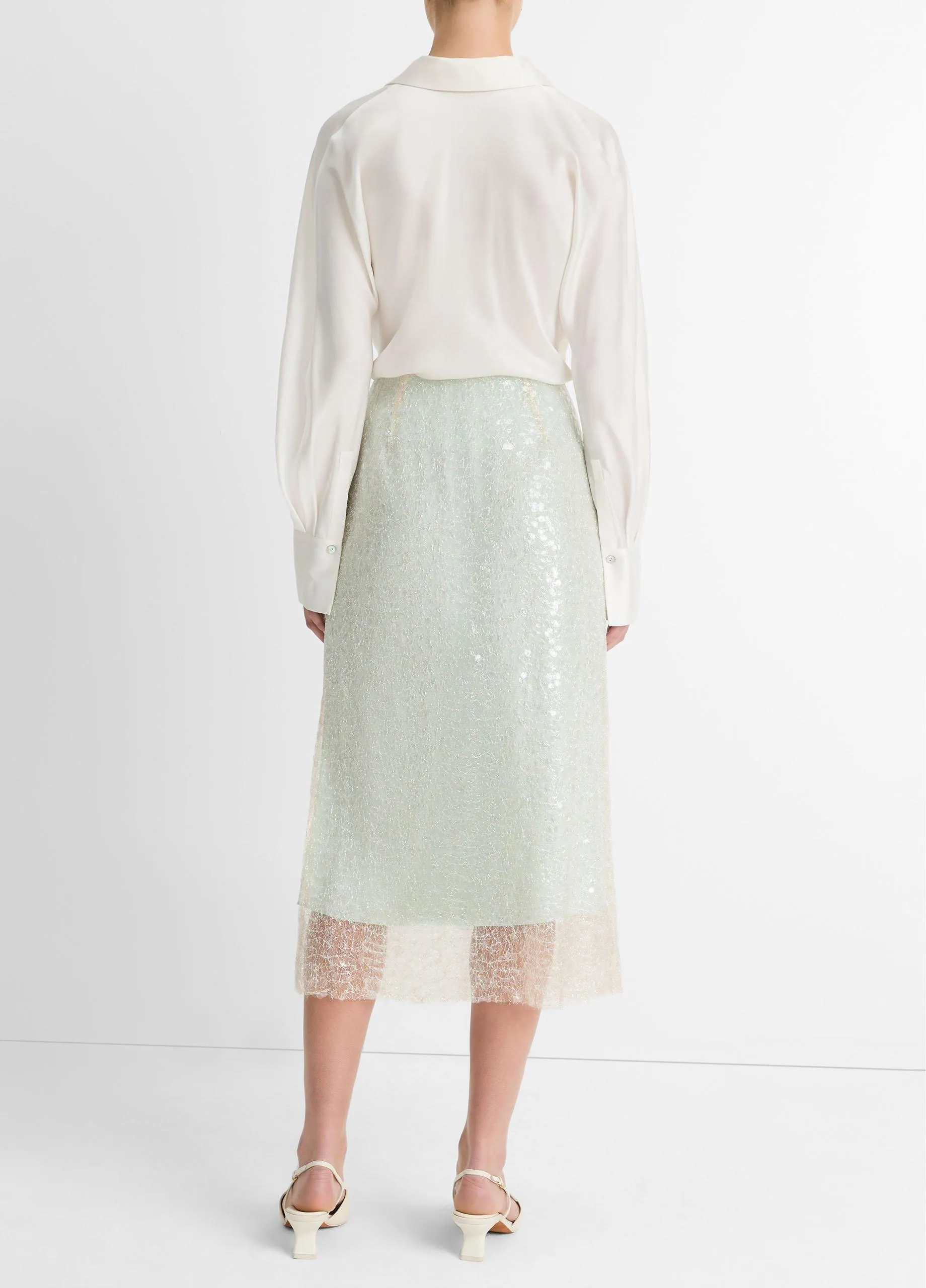 Glassy Sequin Skirt