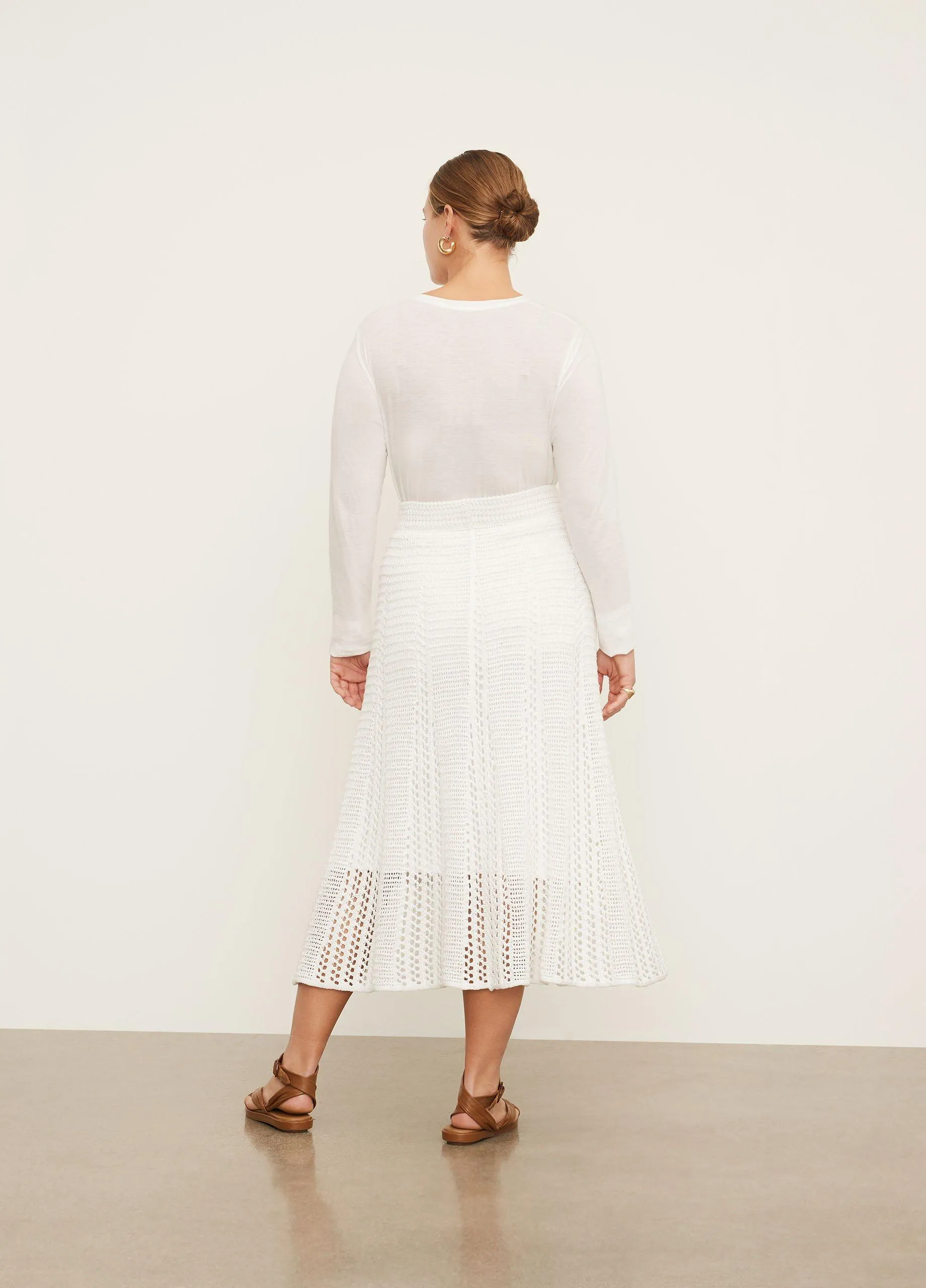 Godet Crochet Skirt