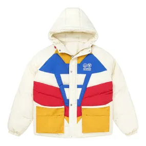 GUNDAM RX-78-2 REVERSIBLE PUFFER JACKET (WHITE)