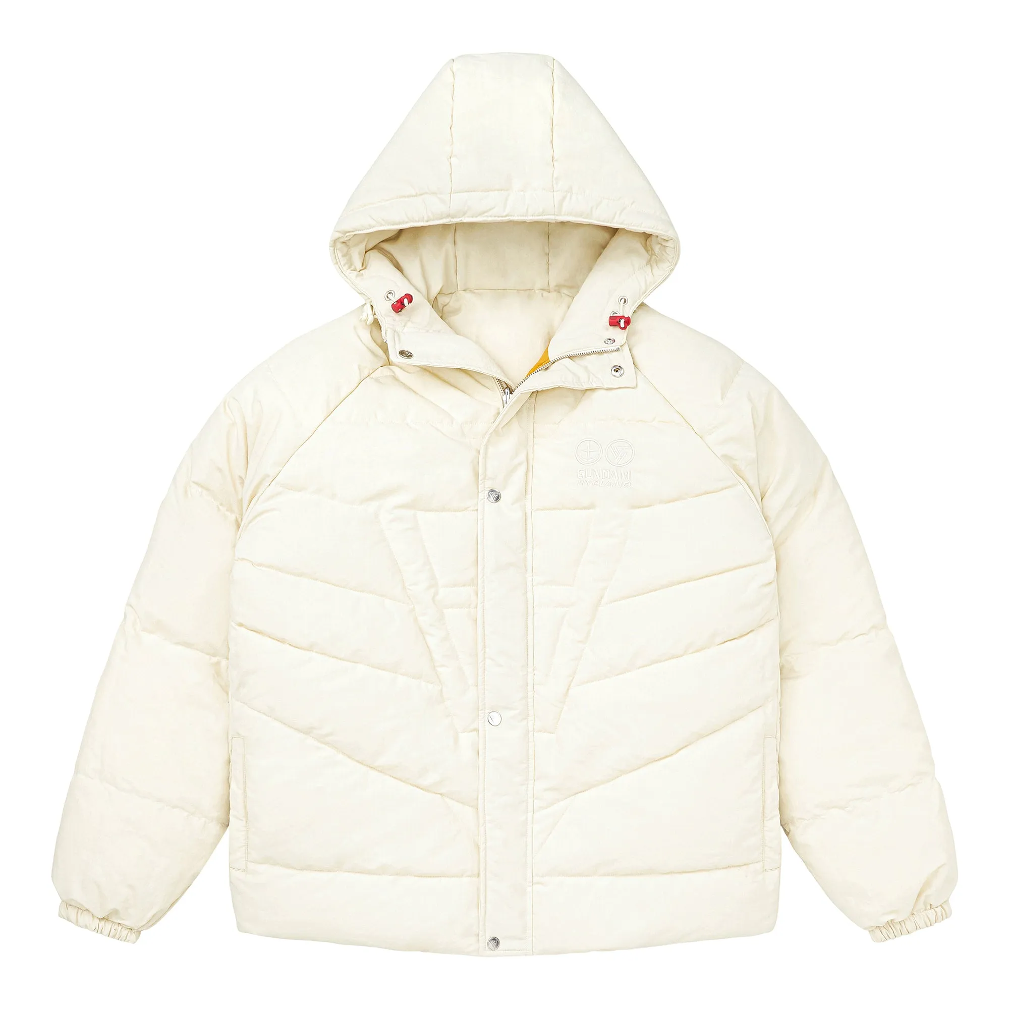 GUNDAM RX-78-2 REVERSIBLE PUFFER JACKET (WHITE)