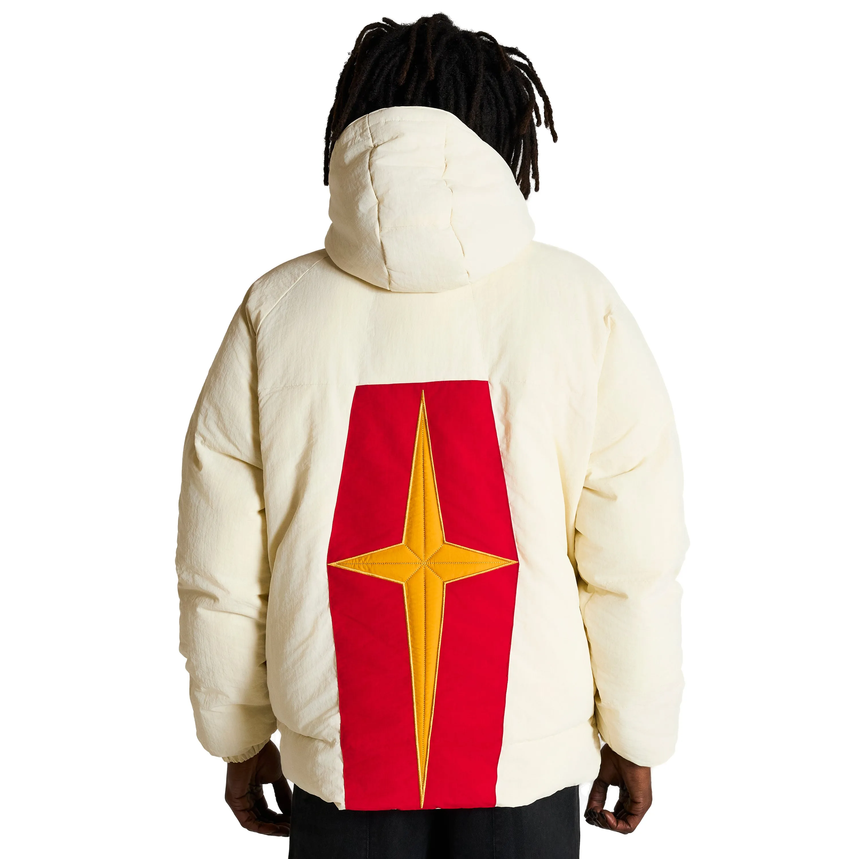 GUNDAM RX-78-2 REVERSIBLE PUFFER JACKET (WHITE)