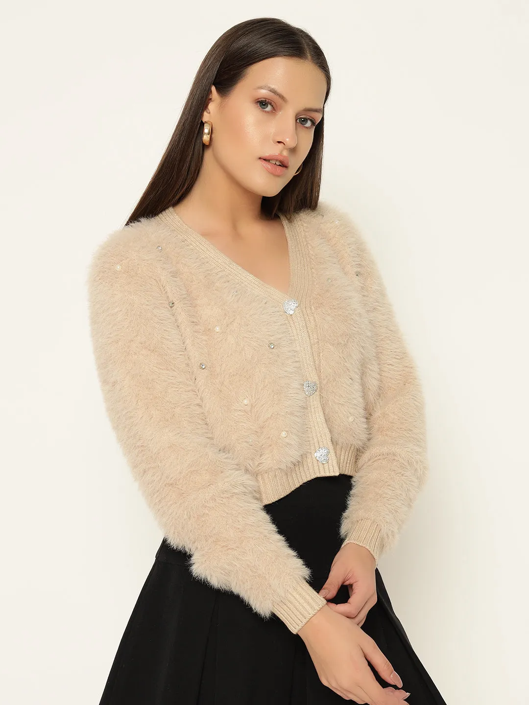 HEARTS FUR SWEATER-SKIN