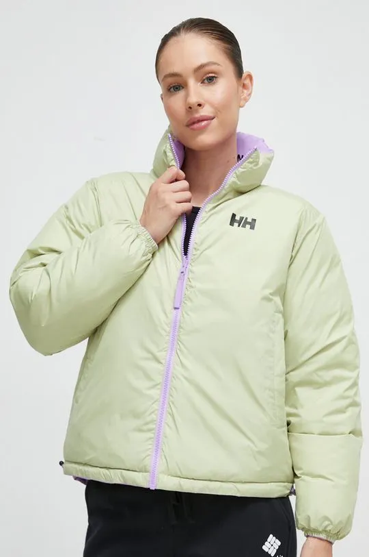 Helly Hansen reversible jacket women's violet color