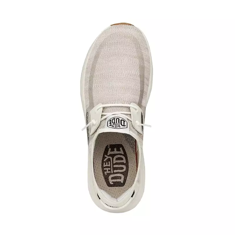 'Hey Dude' Men's Sirocco Sneaker - White