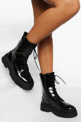 High Ankle Combat Boots