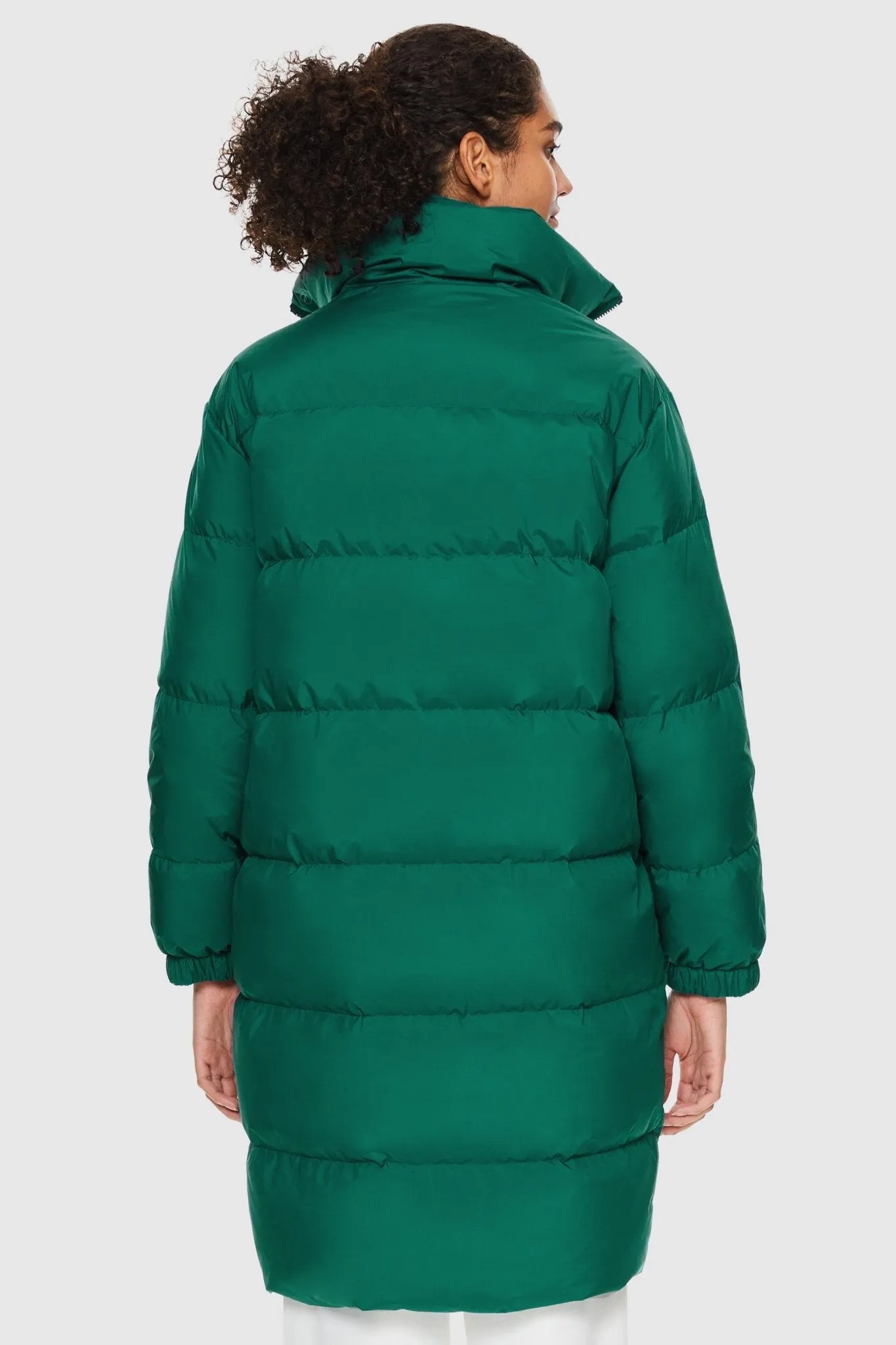 High Collar Long-sleeve Puffer Jacket