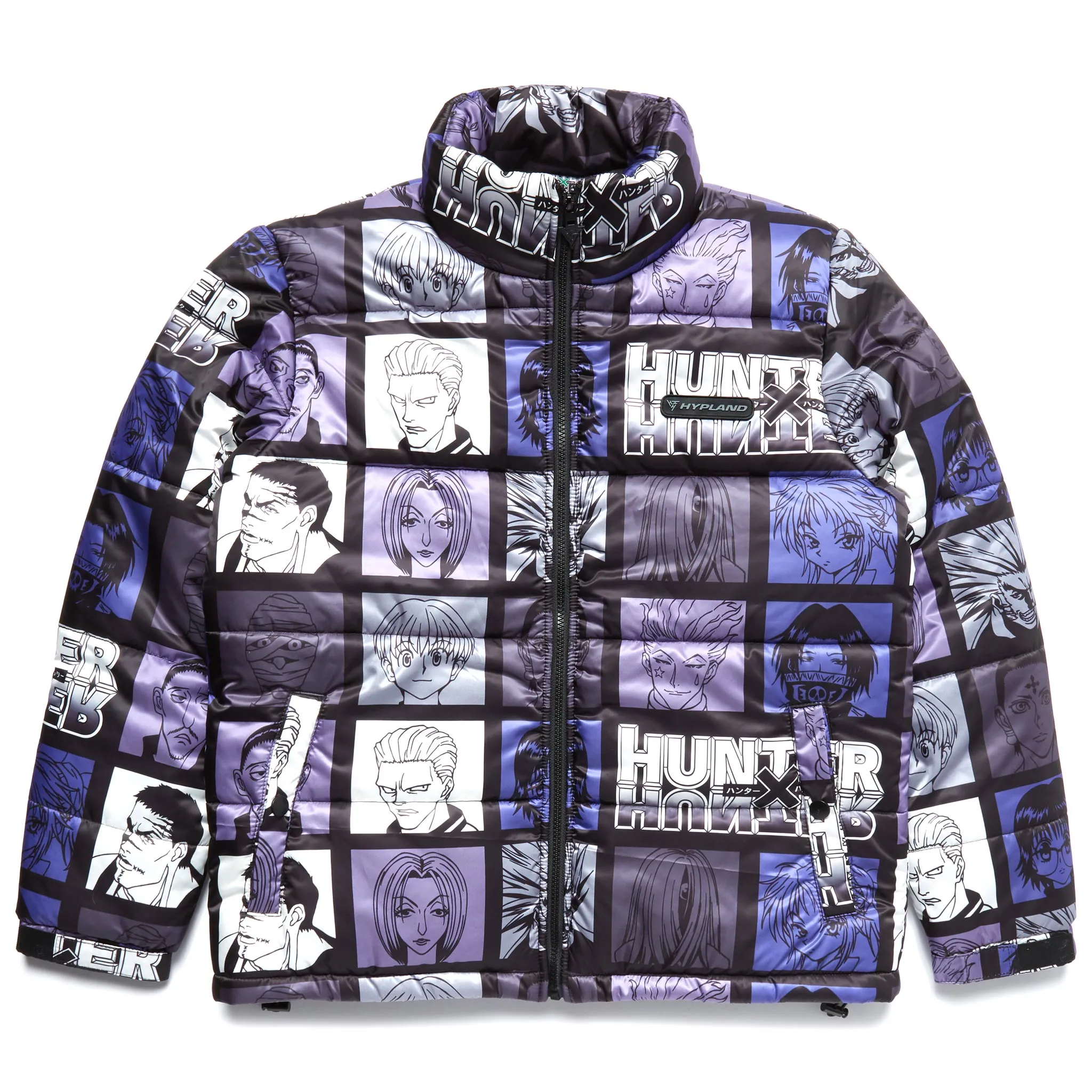 HXH PHANTOM TROUPE PUFFER JACKET (BLACK)