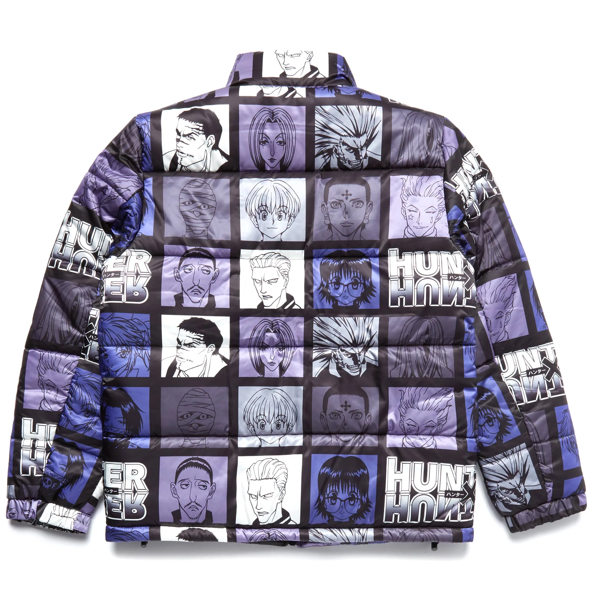 HXH PHANTOM TROUPE PUFFER JACKET (BLACK)