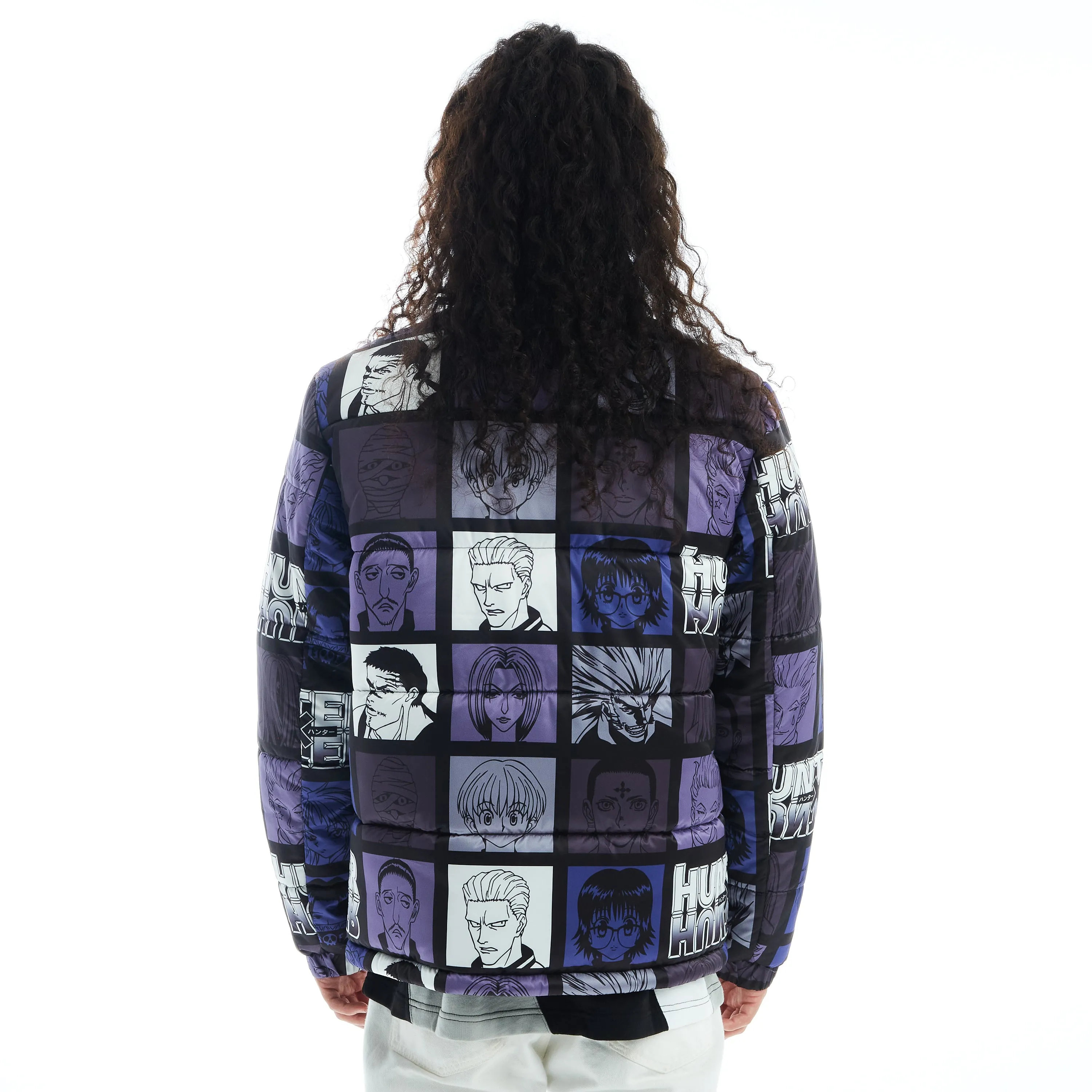 HXH PHANTOM TROUPE PUFFER JACKET (BLACK)