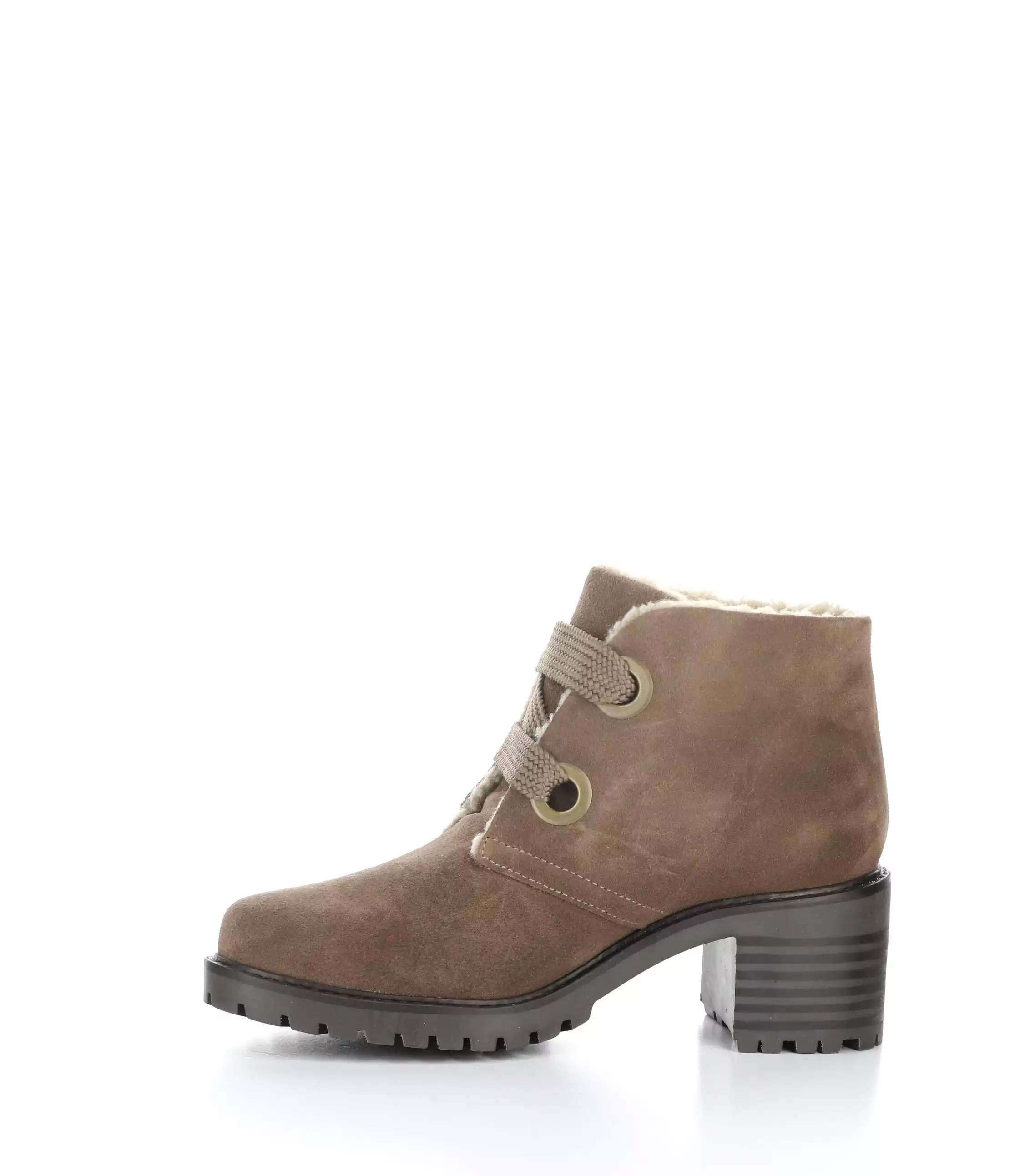 INDEX TAUPE Round Toe Boots