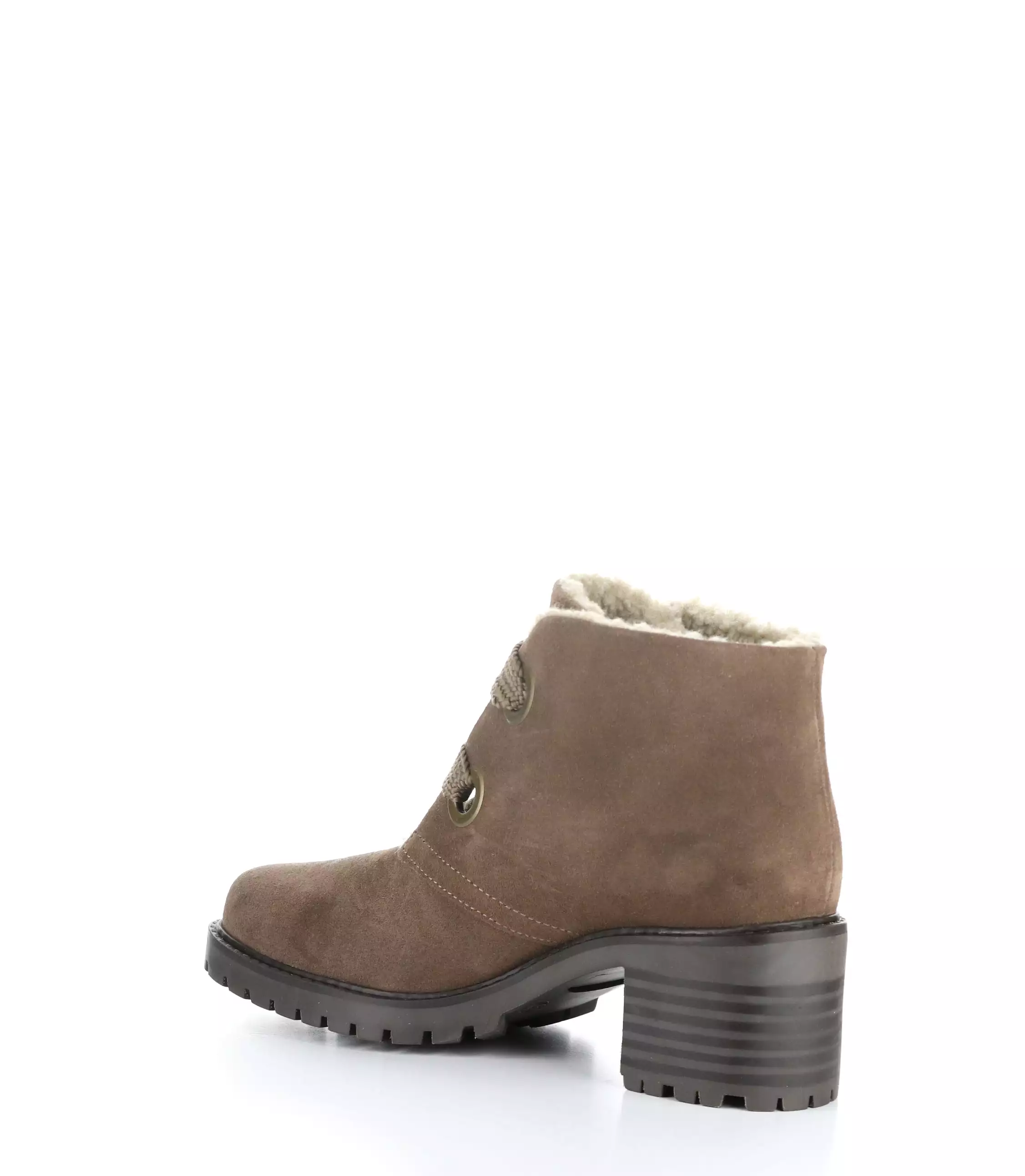 INDEX TAUPE Round Toe Boots