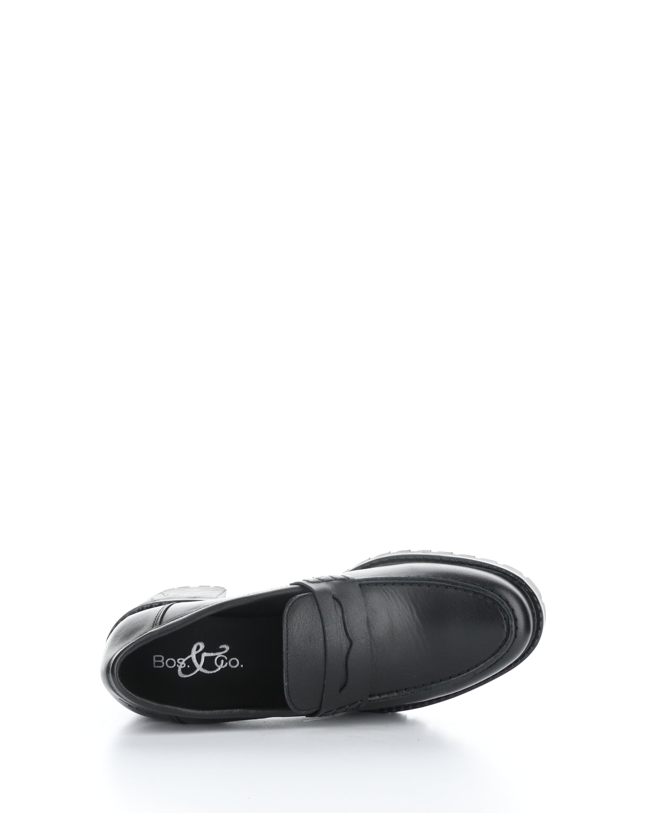 INNA BLACK Round Toe Shoes