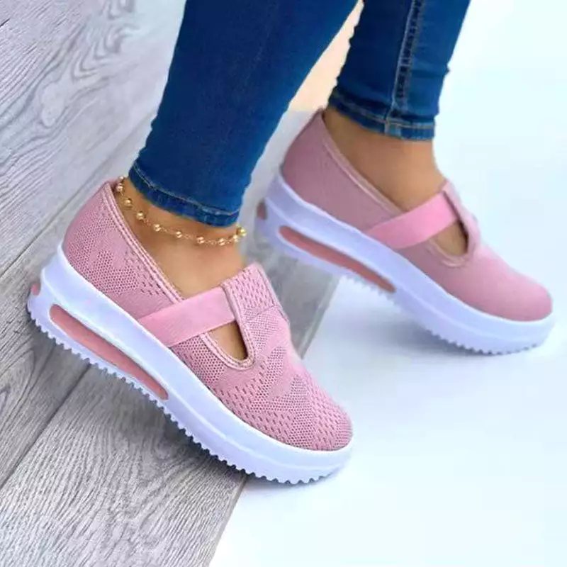 Libiyi spring new round toe platform women's sneakers