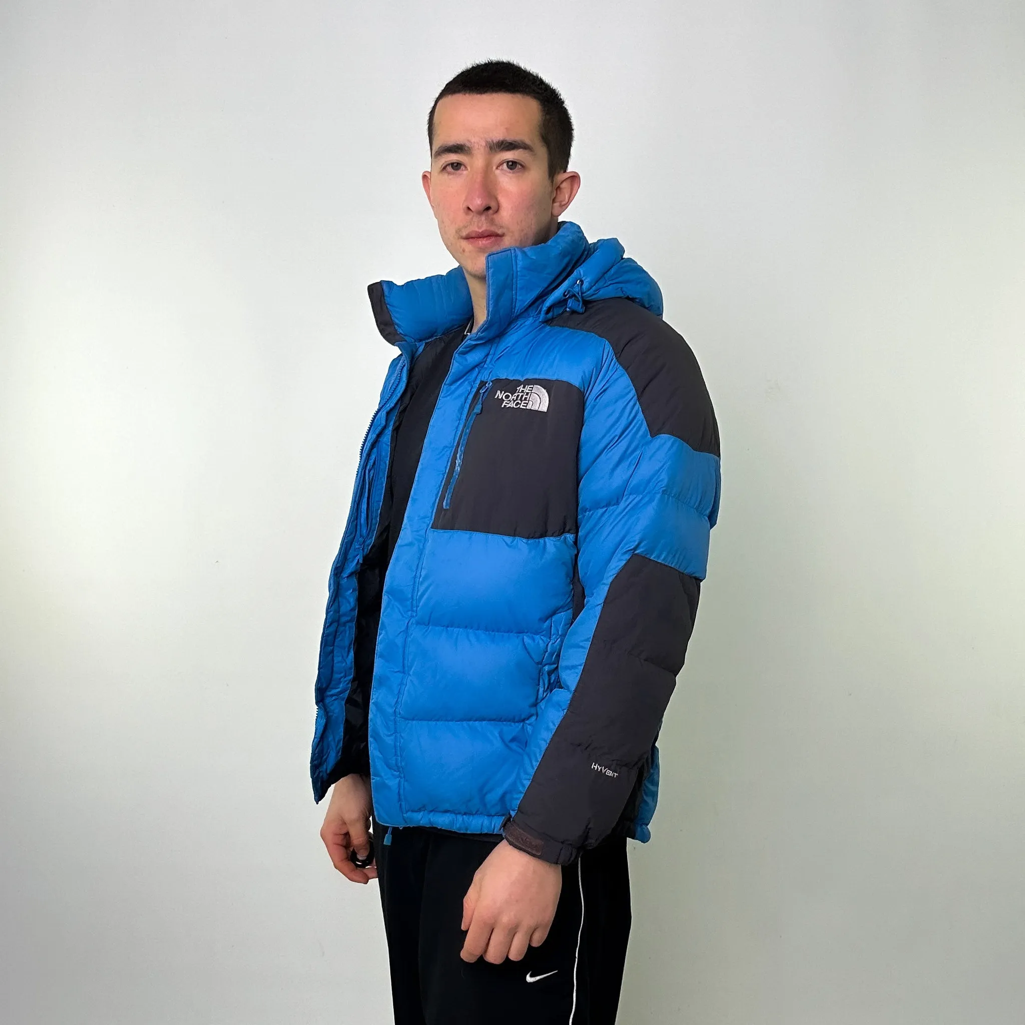 Light Blue 90s The North Face 700 Series Puffer Jacket Coat (L)