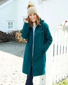 Longline All-Weather Fleece-Lined Waterproof Coat 