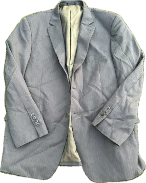 Mad Men: Roger Sterling's Vintage Grey Pinstripes Sport Coat (44/46)