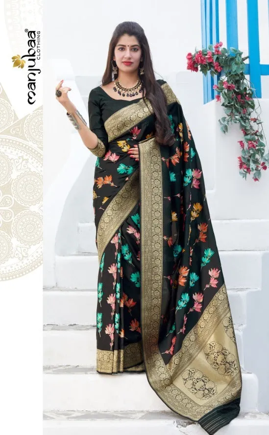 Manjubaa Presents Premium Collection Fancy Designer Sarees