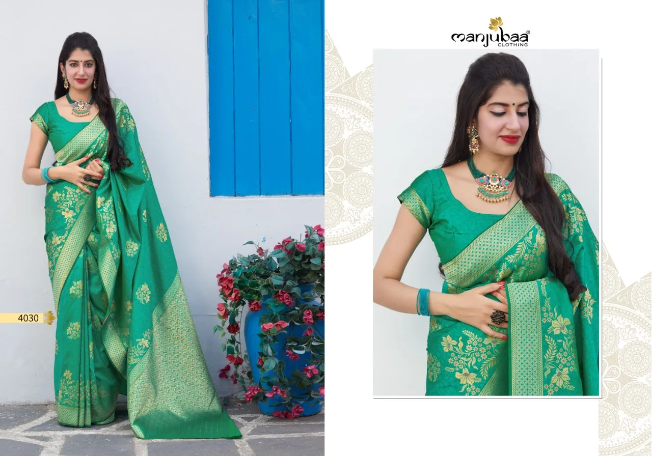 Manjubaa Presents Premium Collection Fancy Designer Sarees