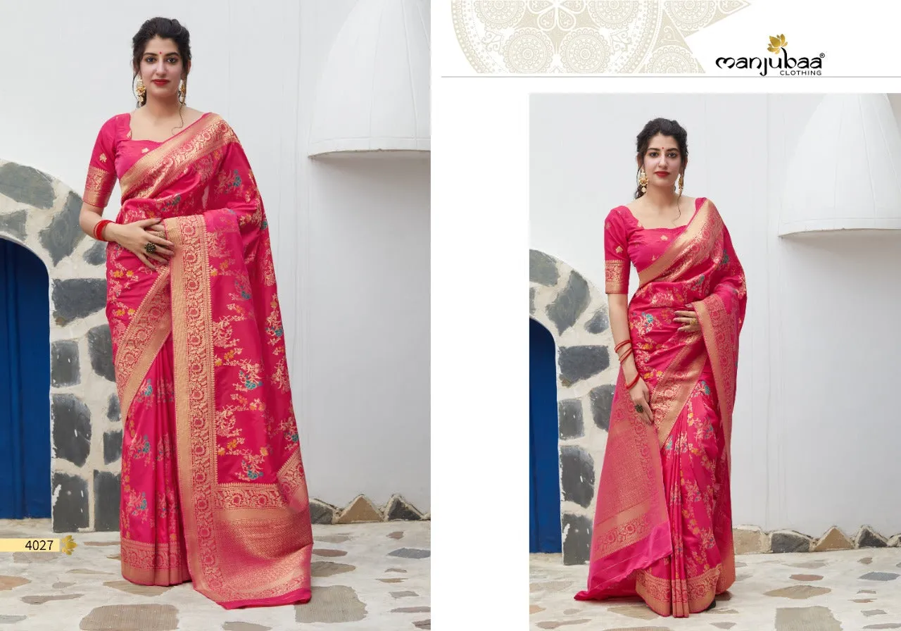 Manjubaa Presents Premium Collection Fancy Designer Sarees