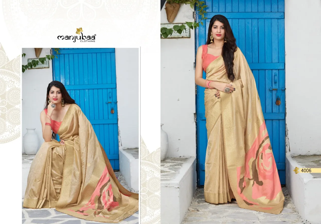 Manjubaa Presents Premium Collection Fancy Designer Sarees