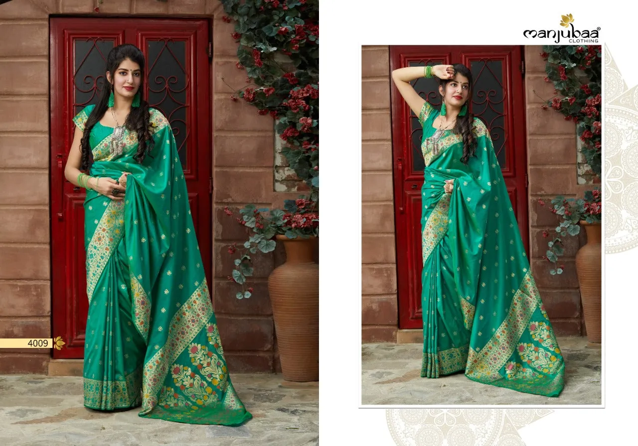 Manjubaa Presents Premium Collection Fancy Designer Sarees