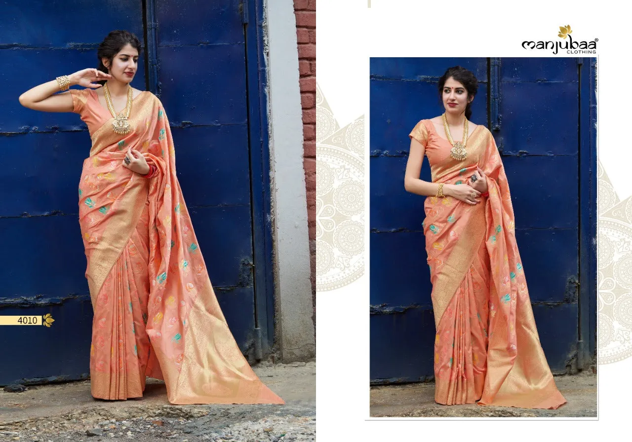 Manjubaa Presents Premium Collection Fancy Designer Sarees