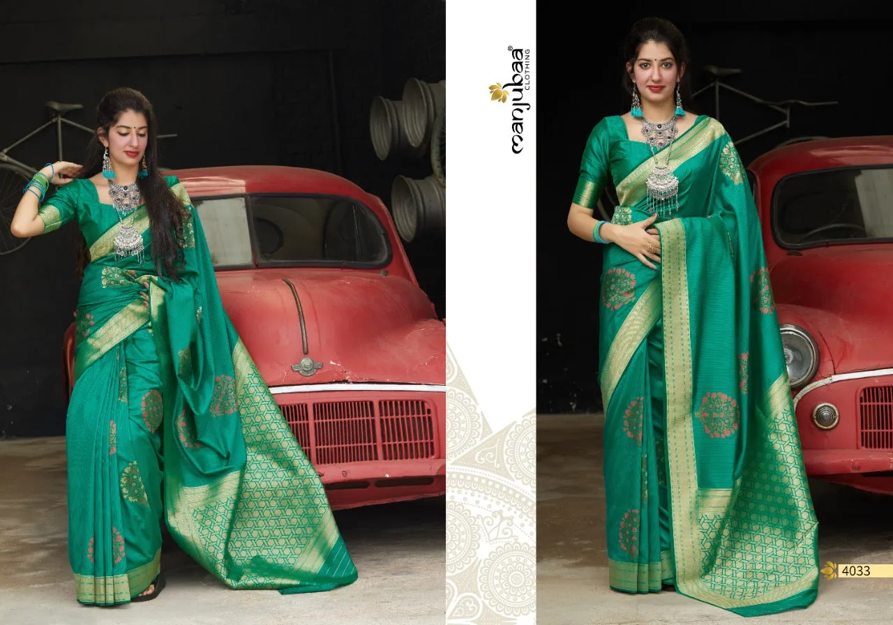 Manjubaa Presents Premium Collection Fancy Designer Sarees