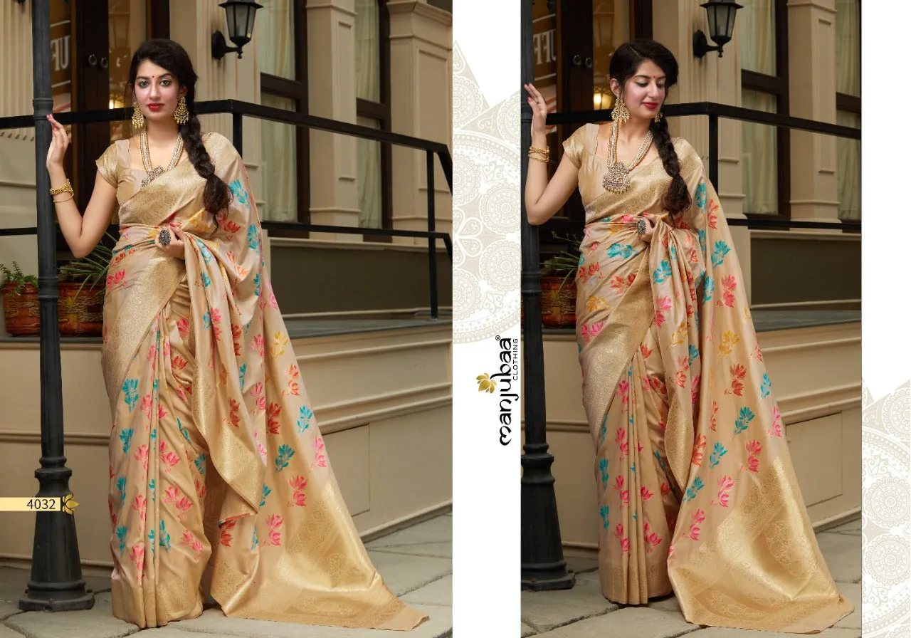 Manjubaa Presents Premium Collection Fancy Designer Sarees