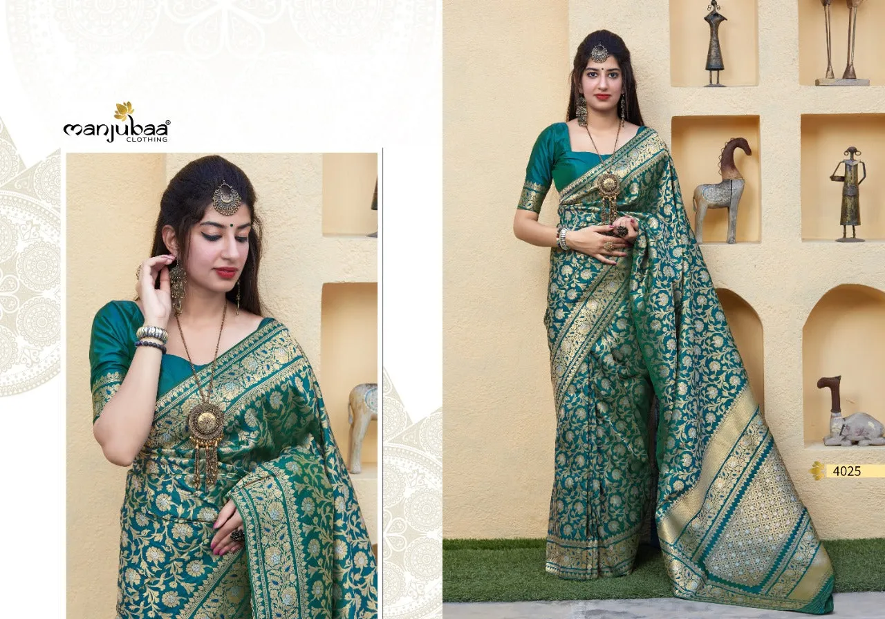 Manjubaa Presents Premium Collection Fancy Designer Sarees