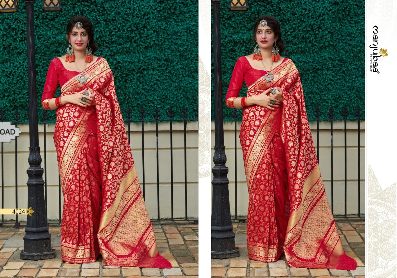 Manjubaa Presents Premium Collection Fancy Designer Sarees