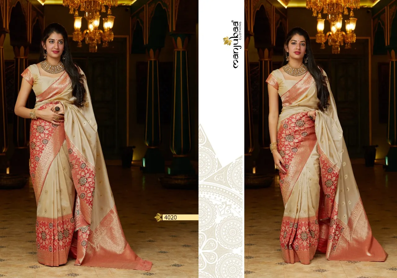 Manjubaa Presents Premium Collection Fancy Designer Sarees