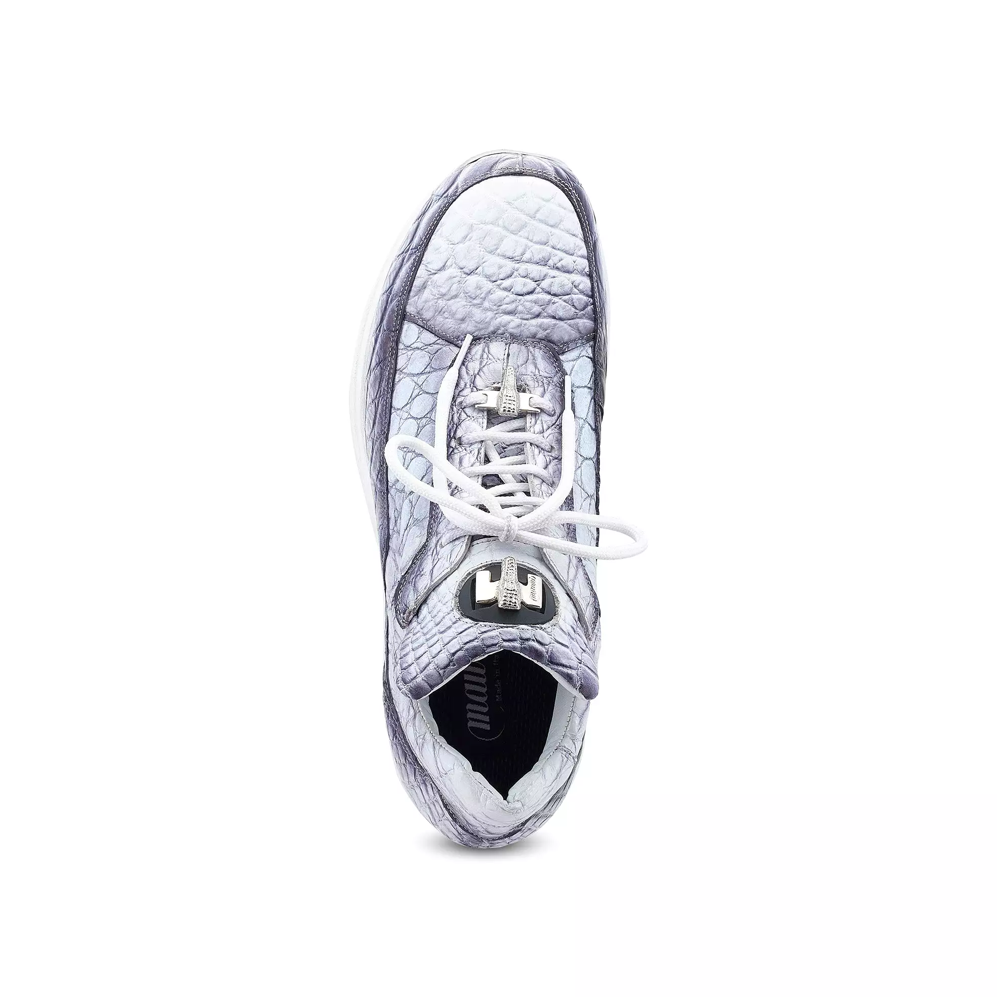 Mauri 8900/2- Alligator - White Dirty Black