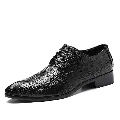 Men Crocodile Leather Shoes