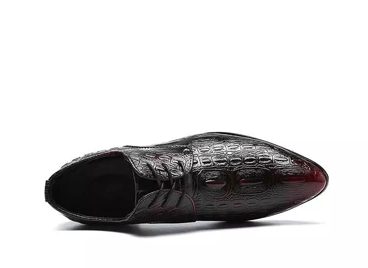 Men Crocodile Leather Shoes