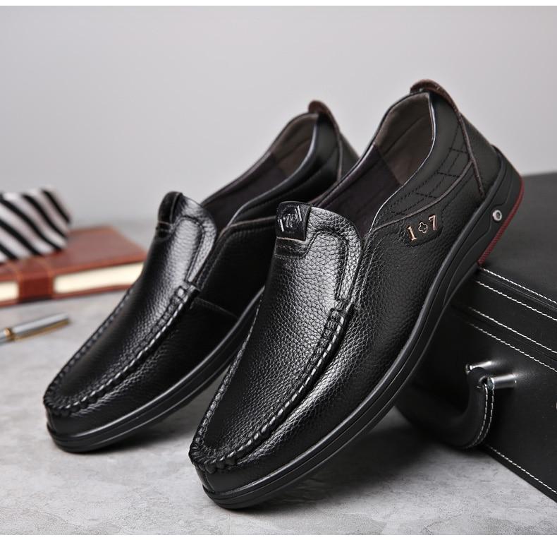 Men Leather Anti-slip Shoes