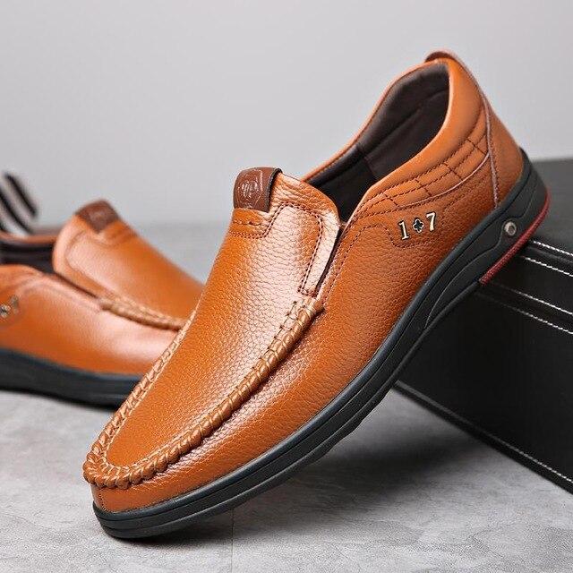 Men Leather Anti-slip Shoes