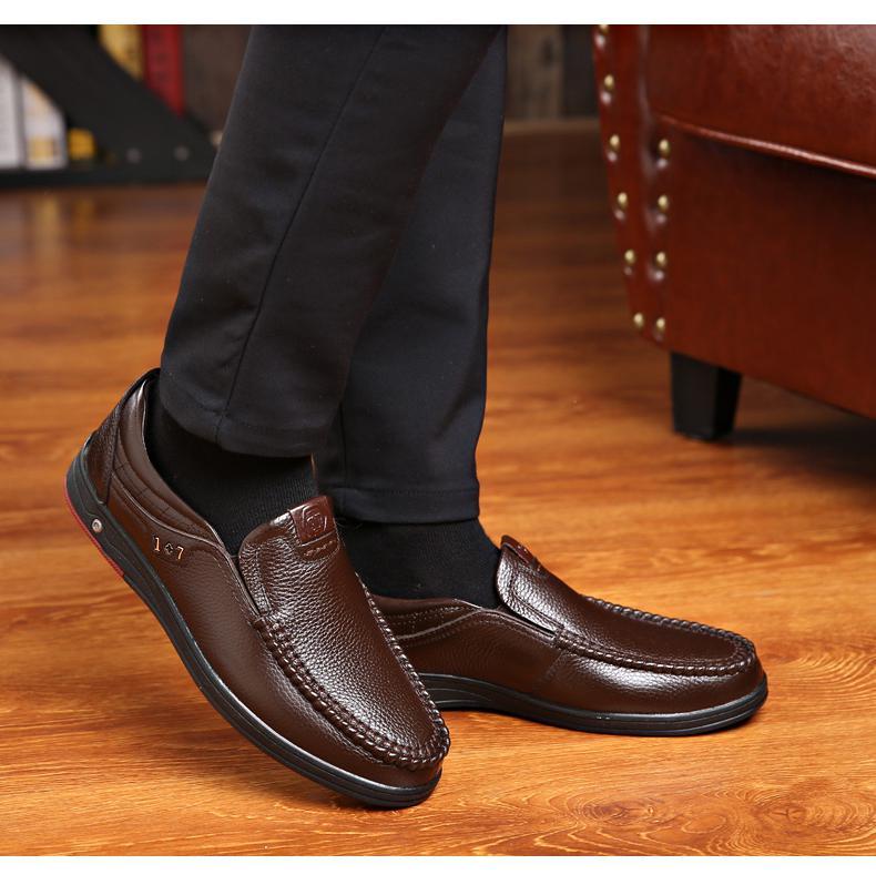 Men Leather Anti-slip Shoes