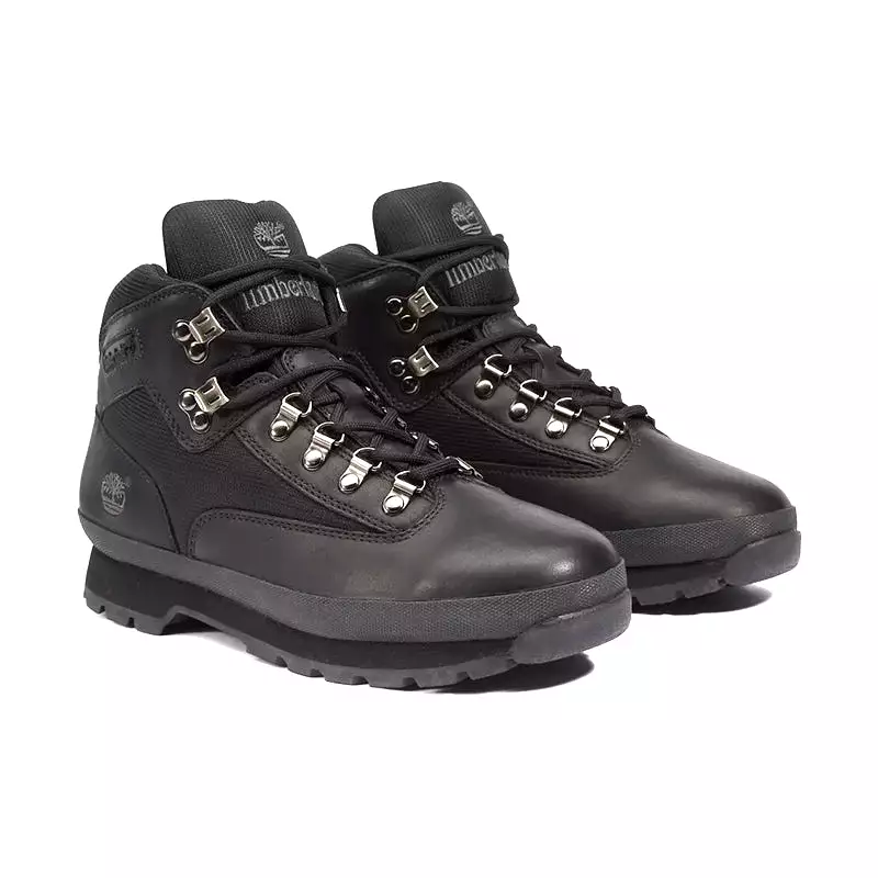 Men's Euro Hiker Waterproof Black Nubuck