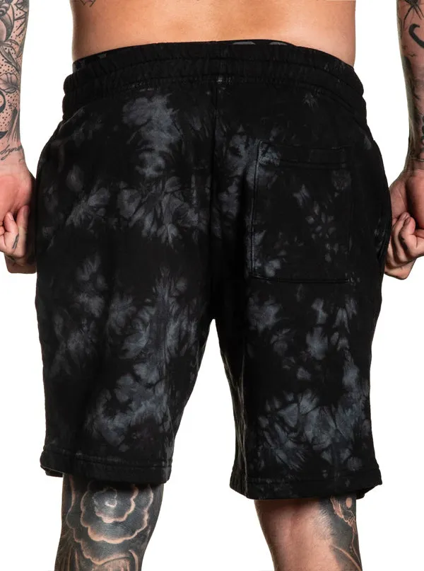 Men's Horn Skull Shorts