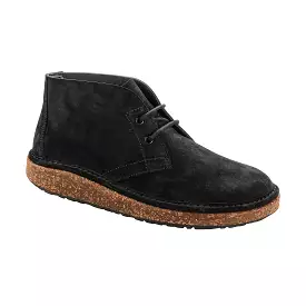 Milton Black Suede Leather