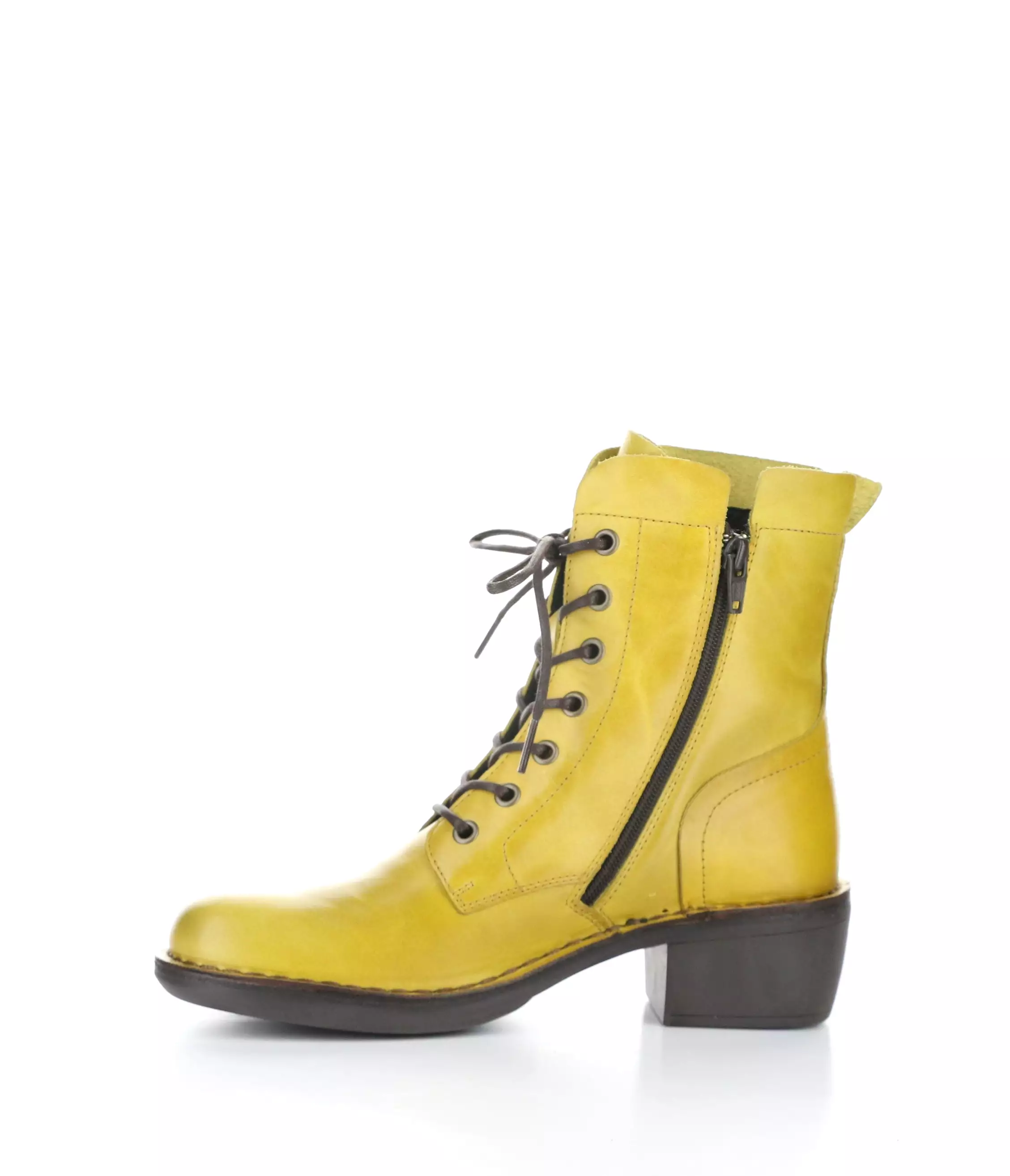 MILU044FLY 008 MUSTARD Lace-up Boots