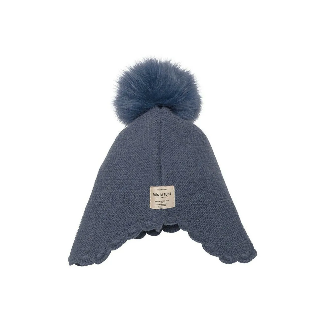 Mini A Ture Filucka Hood Fur PEACOAT BLUE